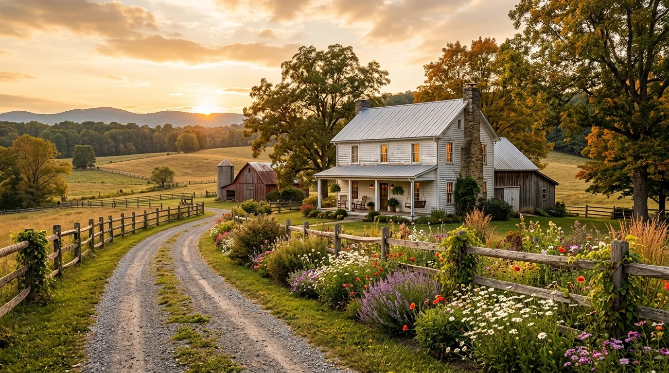 12 Farmhouse Landscaping Ideas for Rustic Charm